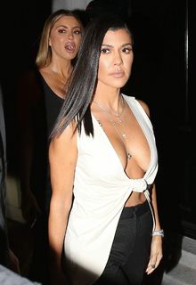 Kourtney Kardashian deep sexy cleavage Kourtney Kardashian deep sexy cleavage