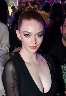 Larsen Thompson legs and cleavage at Elie Saab show in Paris - March 02, 2019 Larsen Thompson legs and cleavage at Elie Saab show in Paris - March 02, 2019