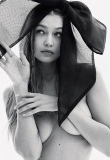 Gigi Hadid topless but covered for Vogue magazine, Russia - February 2020 Gigi Hadid topless but covered for Vogue magazine, Russia - February 2020