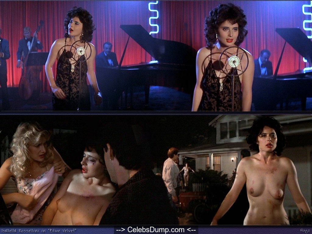 Isabella Rossellini fully nude movie captures.