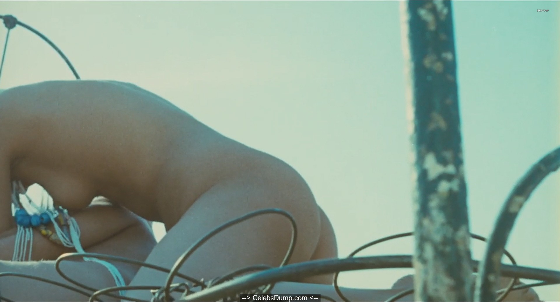 Croatian actress Oja Kodar fully nude movie scenes.