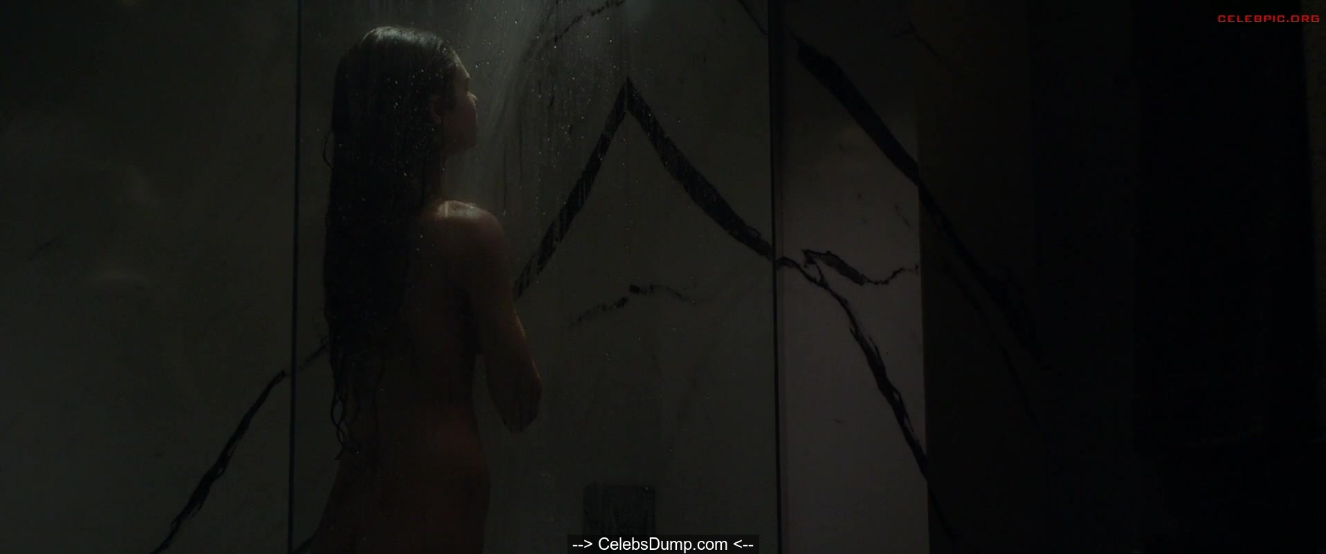 India Eisley nude scenes from Look Away (2018) .