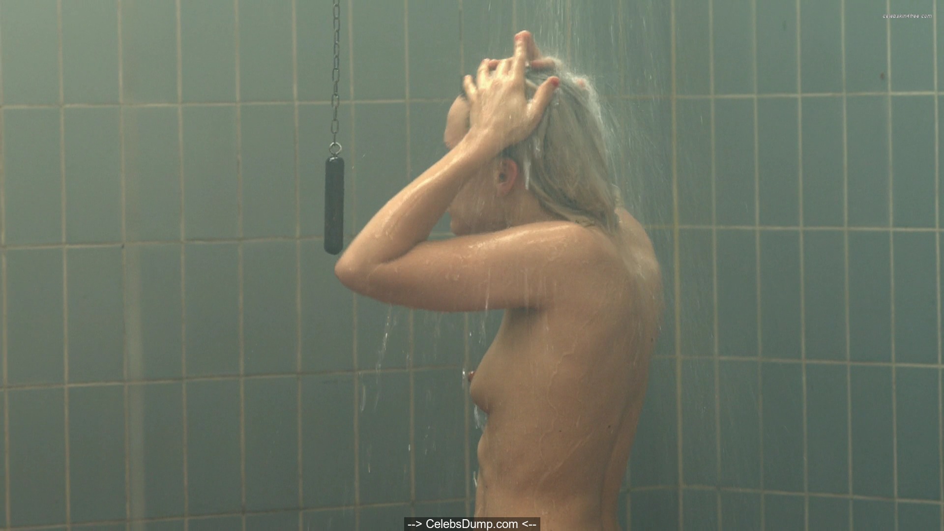 Veerle Baetens nude under shower vidcaps.