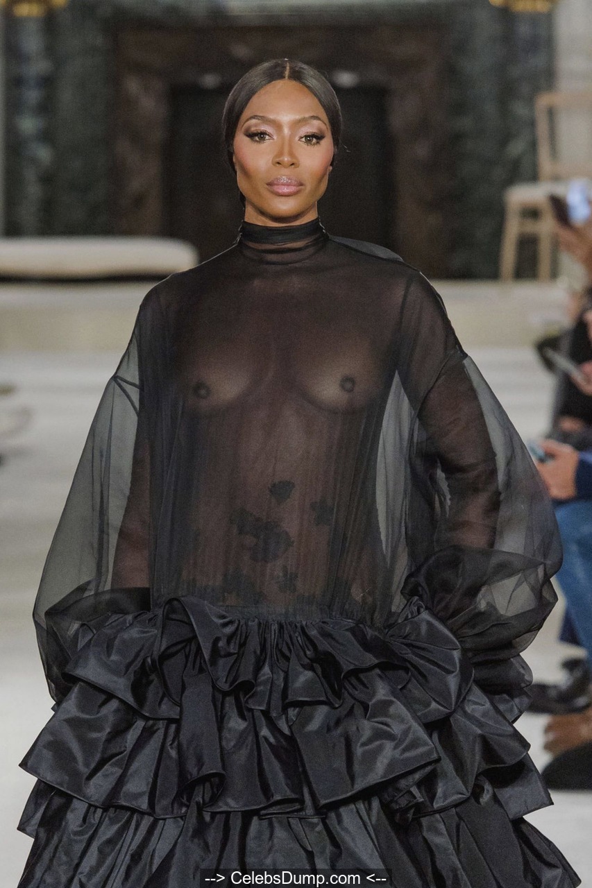 Leaked celebrity model naomi campbell nipple slip and seethru pictures