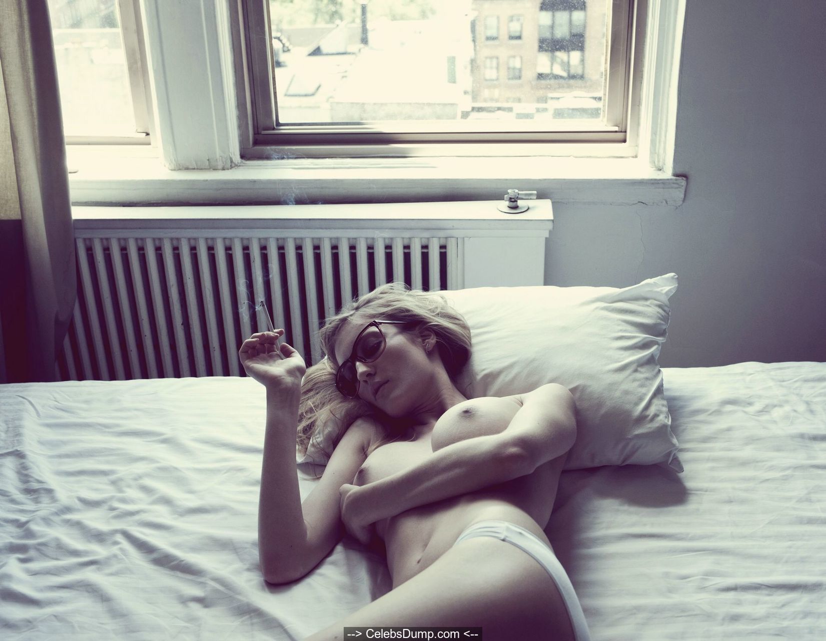 Enya Bakunova nude tits in Edwin Tse photoshoot 2012. 