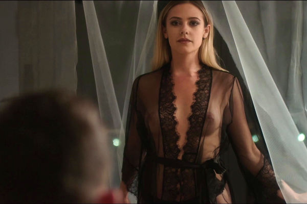 Jessica Norris nude scenes from Outlawed (2018) .