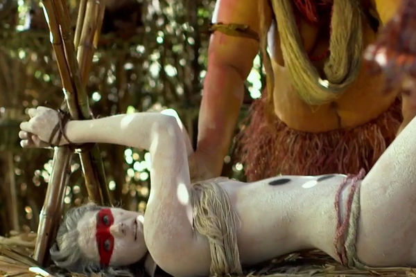 Lorenza Izzo nude scenes from The Green Inferno (2013) .