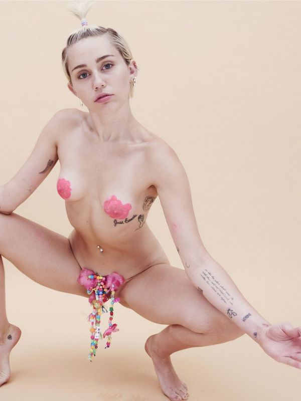 Miley Cyrus nude tits, ass and pussy for Paper Magazine - Summer 2015.