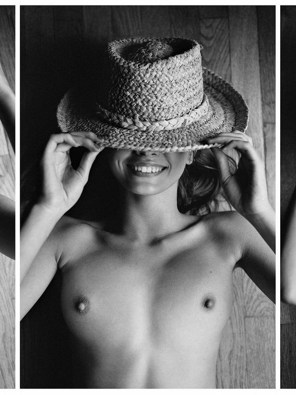 Beate Muska topless photoshoot by Christopher von Steinbach.