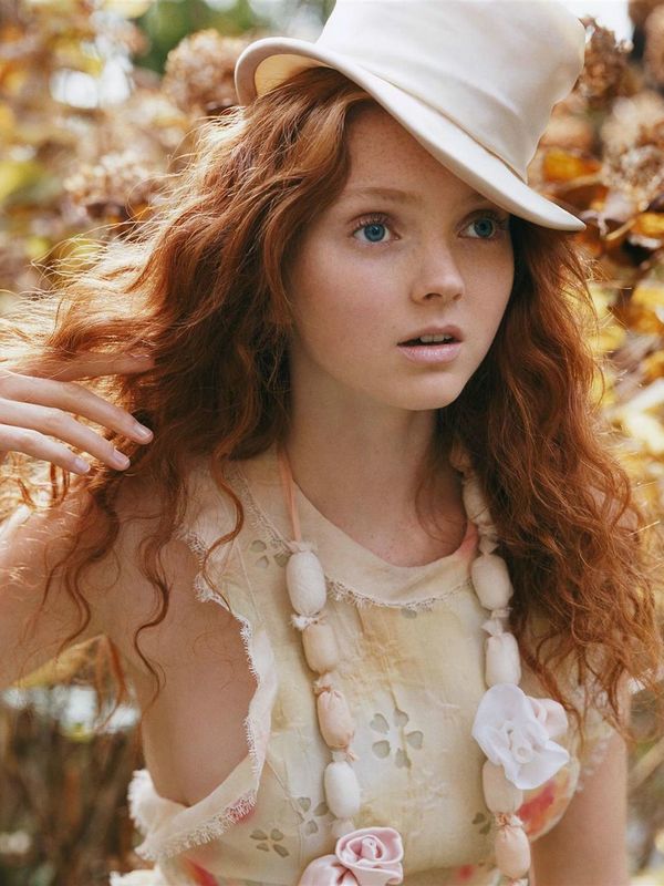 Lily Cole sexy for Vogue Magazine, Japan - March 2006.