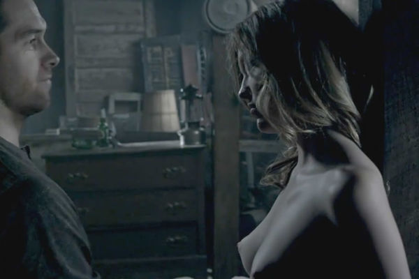 Lili Simmons naked in Banshee s01e05 (2013) .