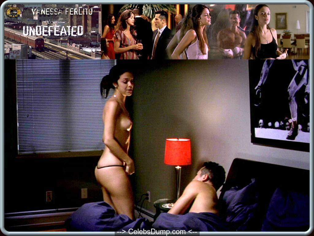 Vanessa Ferlito nude tits and ass in Undefeated.