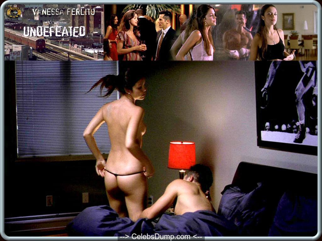 Vanessa Ferlito nude tits and ass in Undefeated.