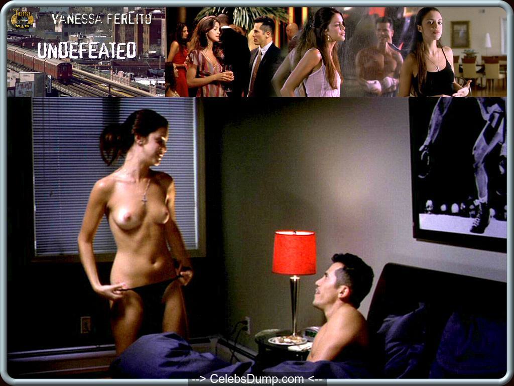 Vanessa Ferlito nude tits and ass in Undefeated.