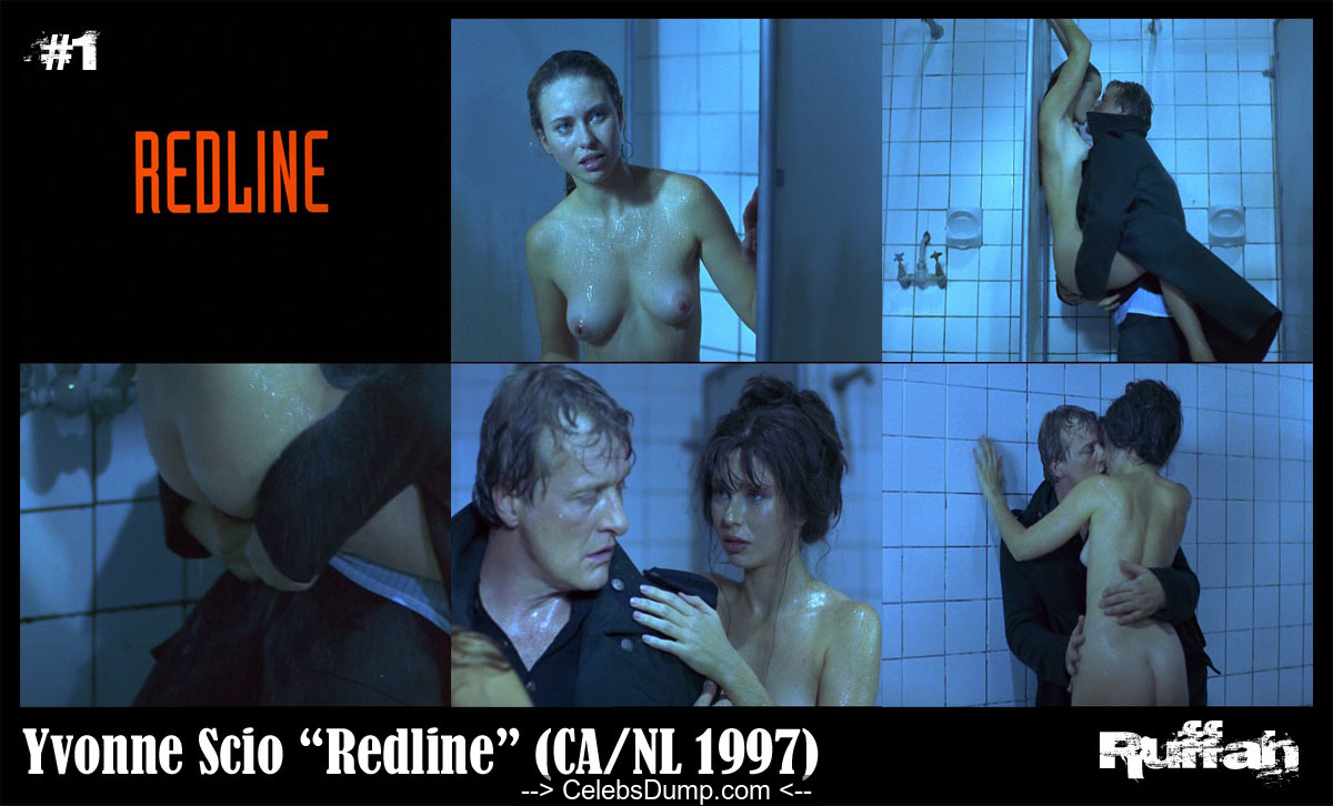 Yvonne Scio nude tits and ass in Deathline AKA Redline (1997) .