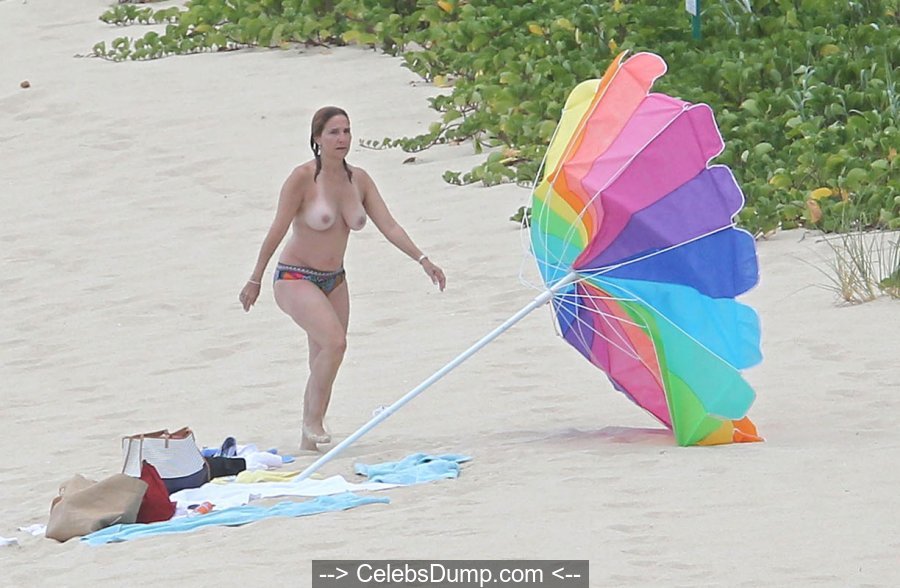 Judge Marilyn Milian topless at a Caribbean Beach - July 2013.