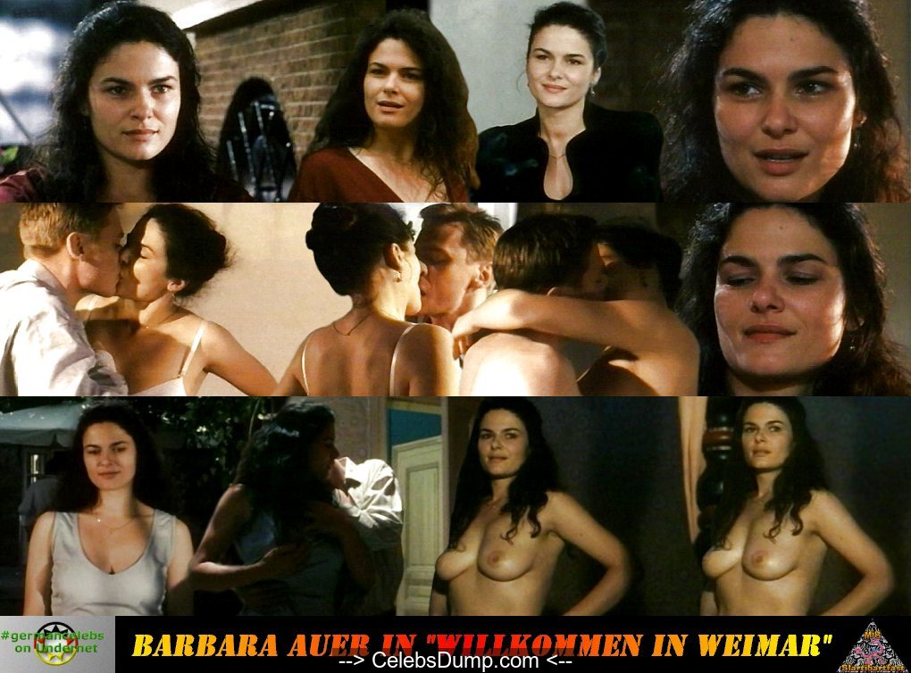 German actress Barbara Auer topless and nude in various movies.