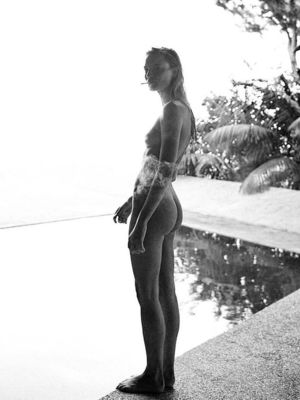 Topless maya stepper Victoria's Secret