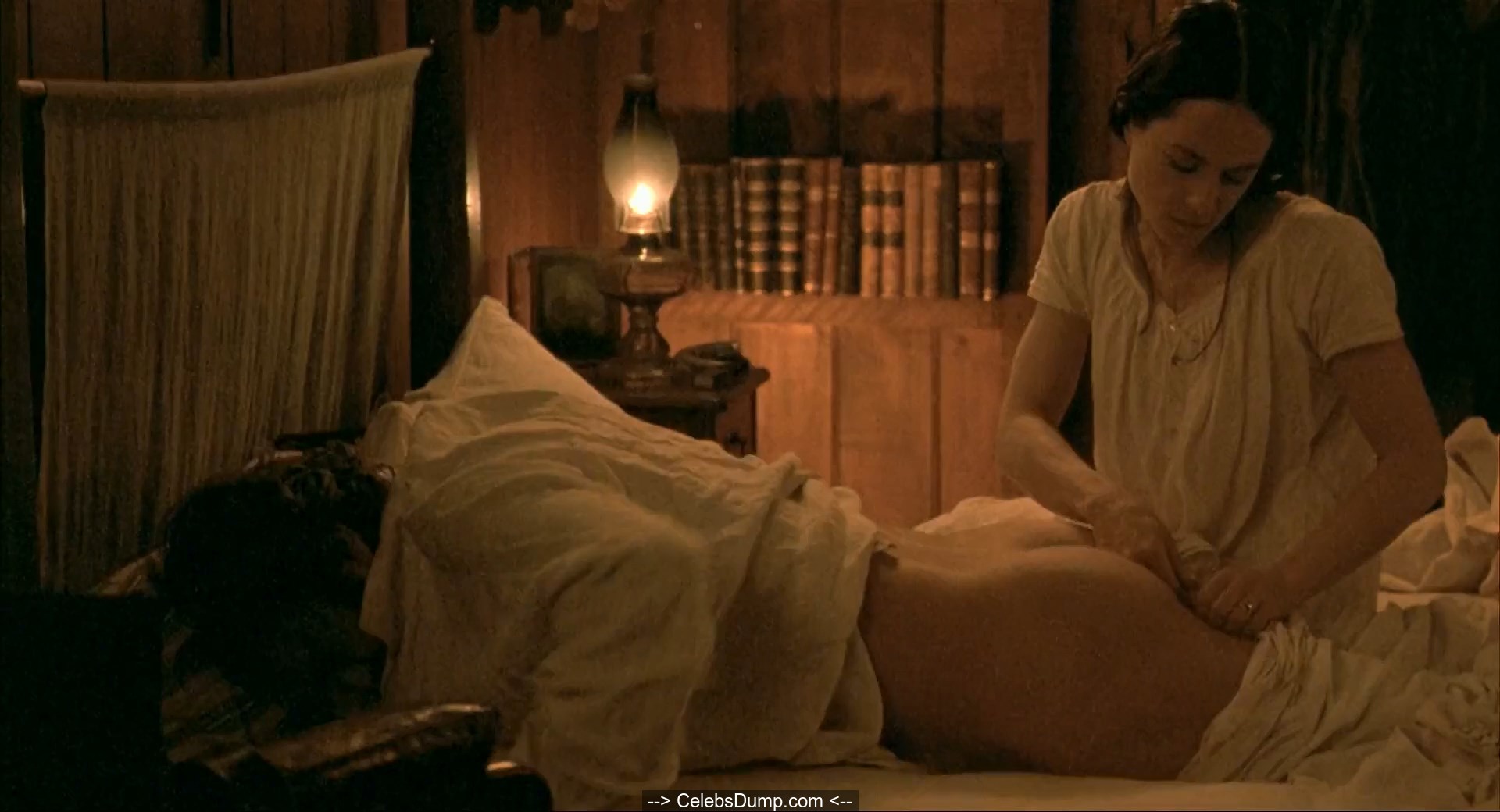 Holly Hunter fully nude at The Piano (1993) .