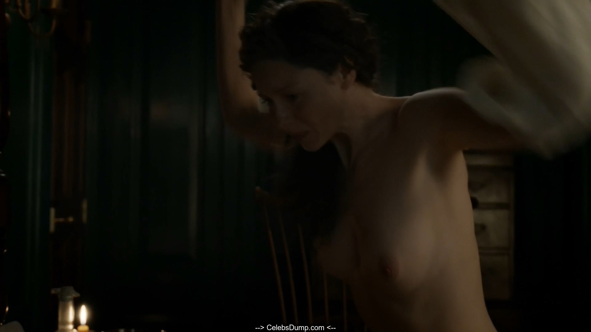 Caitriona Balfe topless at Outlander s05e09 (2020) .