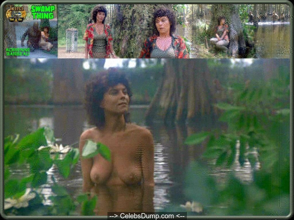 Adrienne Barbeau naked at Swamp Thing (1982) .