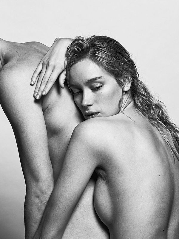 Brianna Mellon naked black-&-white photoset by Philippe Regard.