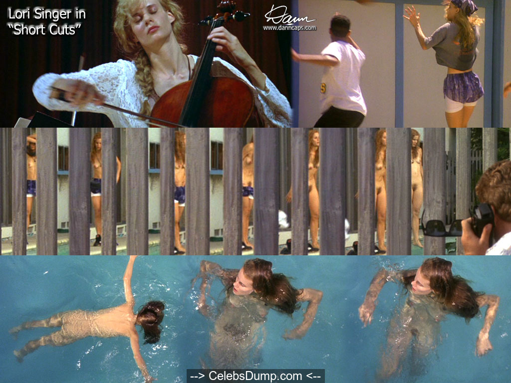American actress Lori Singer fully nude at Short Cuts (1993) .
