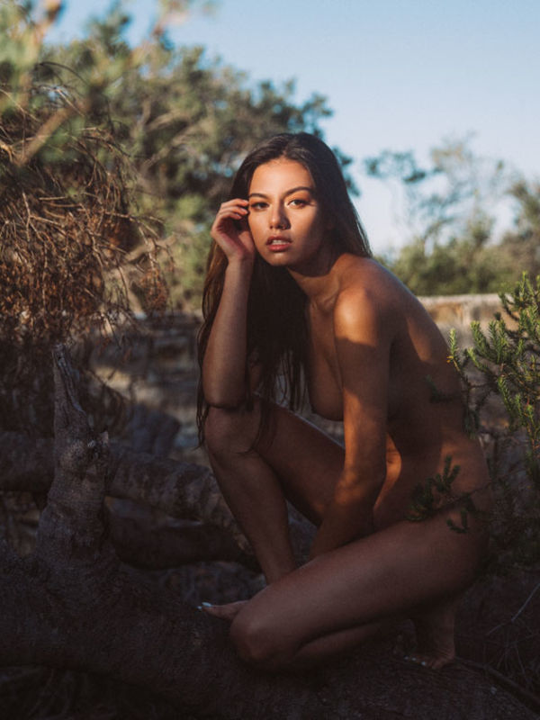 Simone Peres nude in nature by Xyne Brix Punzalan - September 2017.