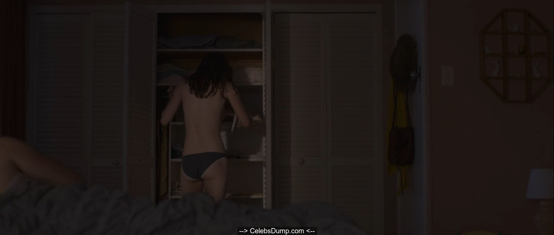 Australian actress Geraldine Hakewill topless at The Pretend One (2017) .