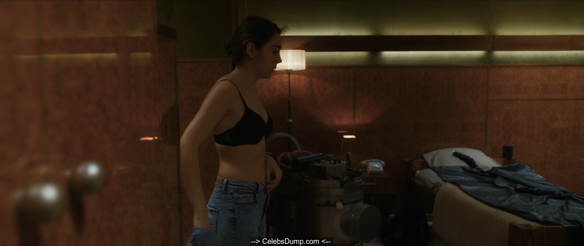 French actress Garance Marillier sexy and topless. 