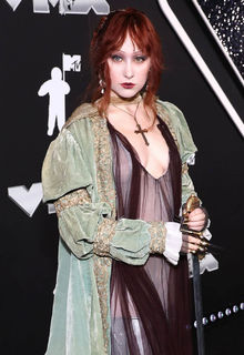 Chappell Roan see through to tits at 2024 MTV Video Music Awards in New York - September 11, 2024