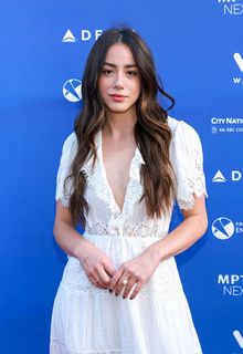 Chloe Bennet beautiful in white at the MPTF NextGen Annual Summer Party fundraiser in Los Angeles - June 22, 2025