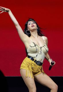Rebecca Black sexy performs at Bridgestone Arena in Nashville - August 19, 2025