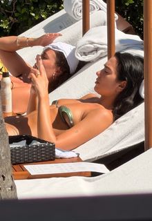 Dua Lipa sunbathing in bikini before her concert in Miami - September 26, 2025