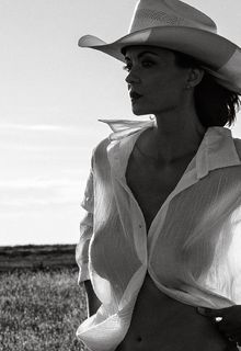 Anna Lisa Wagner see through to boobs and topless for Troy Booker black-&-white photoshoot - September 2025