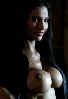 Raven Lexy flashes her bare boobs at Demon Hunter (2012)