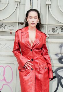 Maeta cleavage at the Marni Fall/Winter 2024 Fashion Show in Milan - February 23, 2024