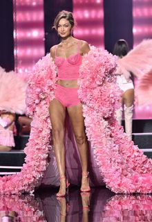 Gigi Hadid walks runway at Victoria's Secret fashion show in NY - October 15, 2025