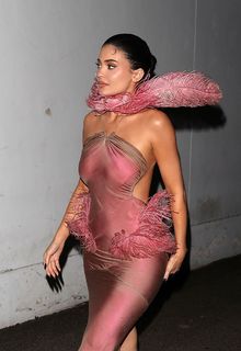 Kylie Jenner attends Kylie Cosmetics Christmas party in Sherman Oaks - December 16, 2025