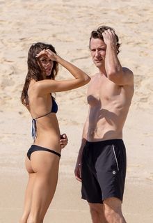 Kaia Gerber in bikini at the beach in Cabo - December 31, 2025