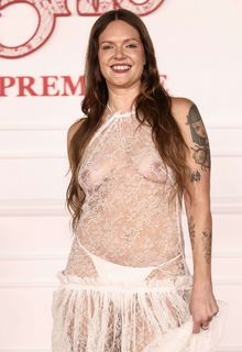 Tove Lo braless in sheer dress at Wuthering Heights premiere in LA - January 28, 2026