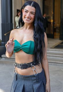 Charli D'Amelio attends Prada fashion show during Milan Fashion Week in Italy - February 27, 2025