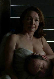 Catherine Frot topless at Sage femme (2017)