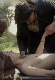 Florence Loiret Caille topless at Le temps du loup (2003)