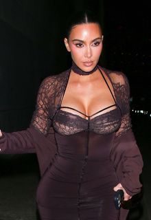 Kim Kardashian made a glamorous arrival at Spago in Beverly Hills - May 29, 2026