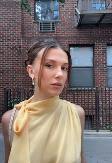 Millie Bobby Brown sheer dress - FBM Pineapple Whip Launch Party - June 30, 2026