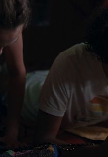 Martina La Manna topless at La chaleur (2026)